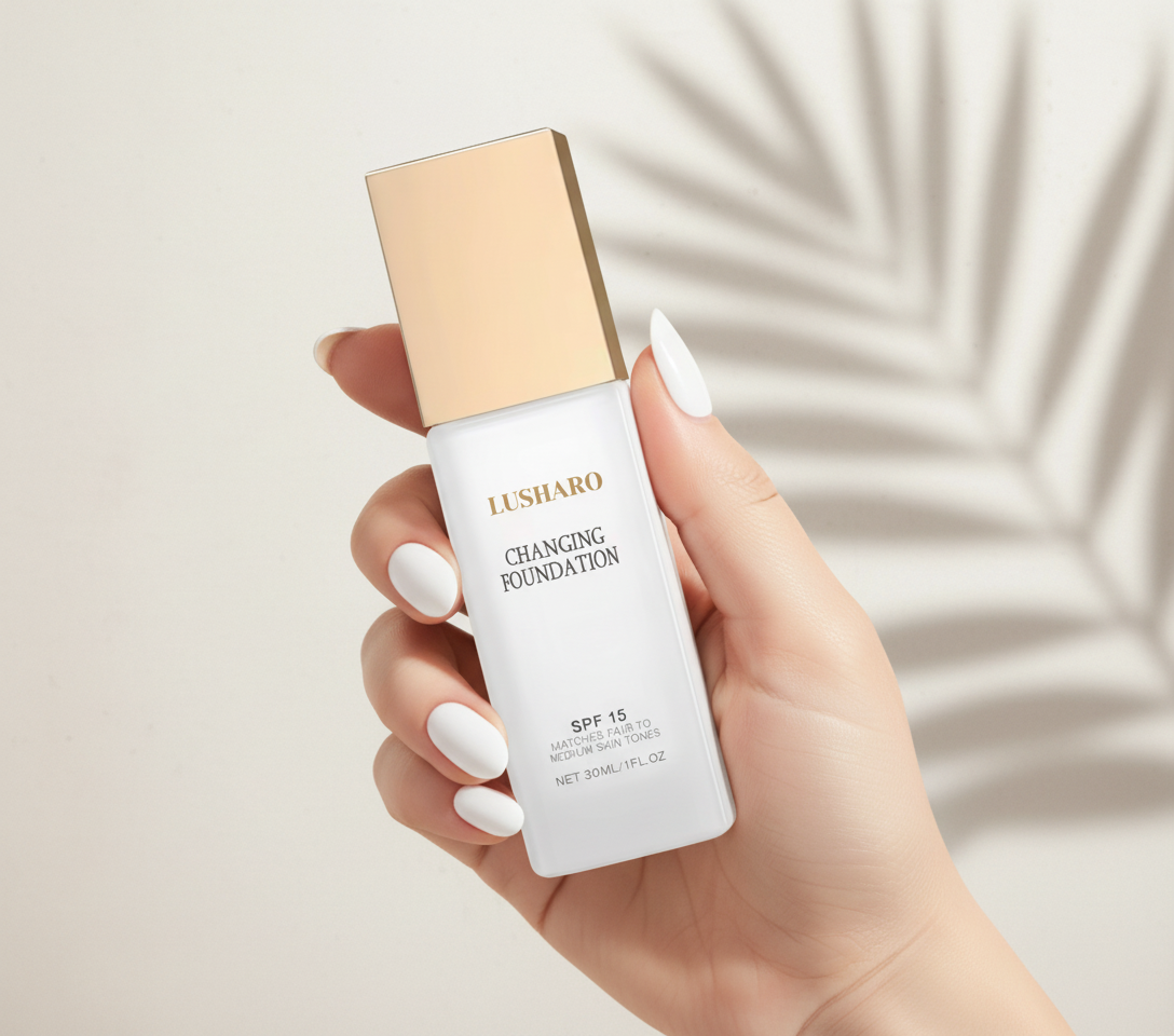 Lusharo Color changing foundation SPF15