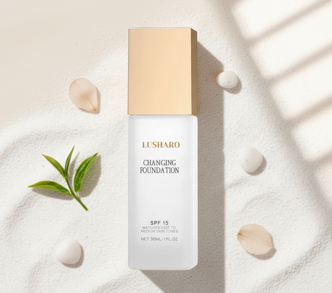 Lusharo Color changing foundation SPF15