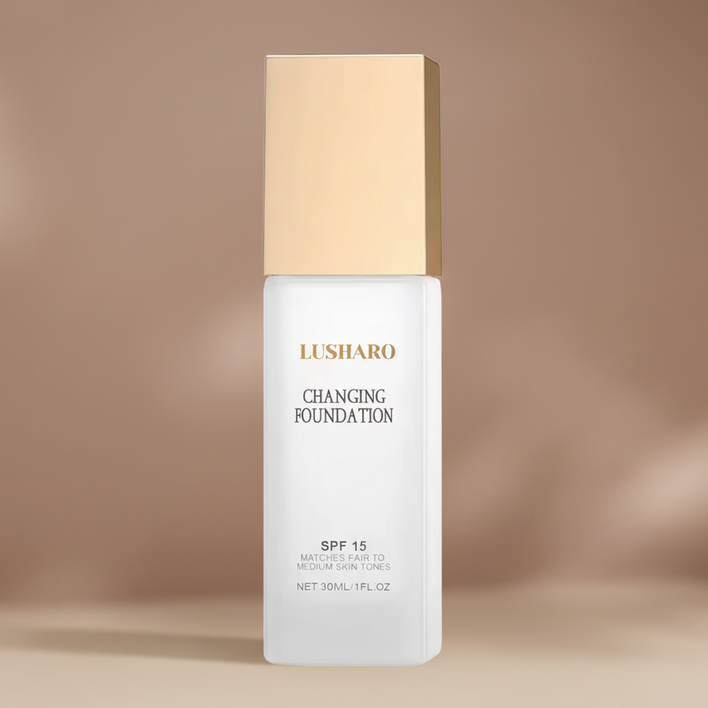 Lusharo Color changing foundation SPF15
