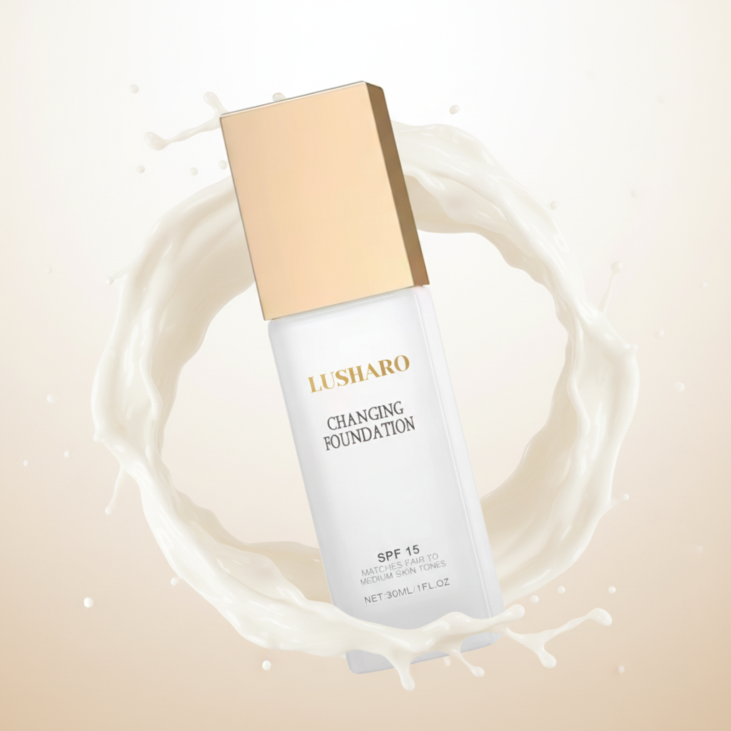 Lusharo Color changing foundation SPF15