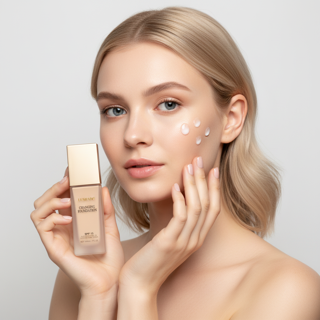 Lusharo Color changing foundation SPF15